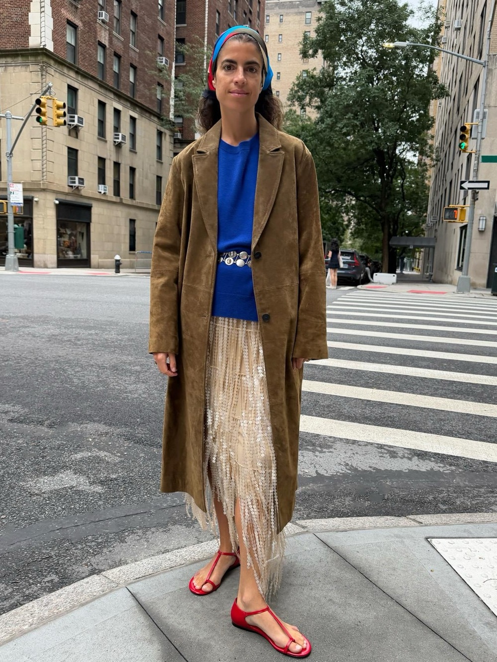 Zara SEQUIN FRINGE MIDI SKIRT - Picture 9 of 12